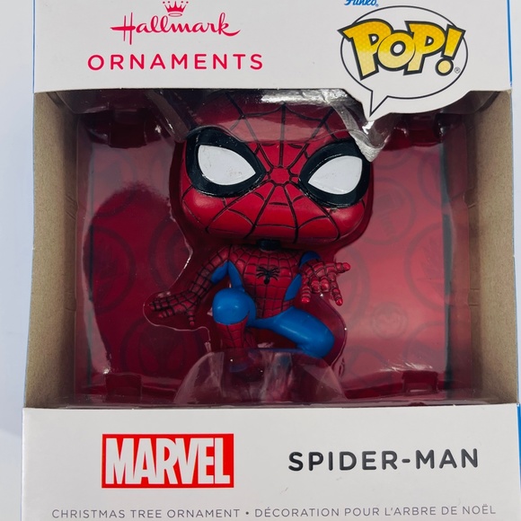 Hallmark Marvel Spider-Man Funko POP! Resin Christmas Tree Ornament New in Box - Picture 1 of 5